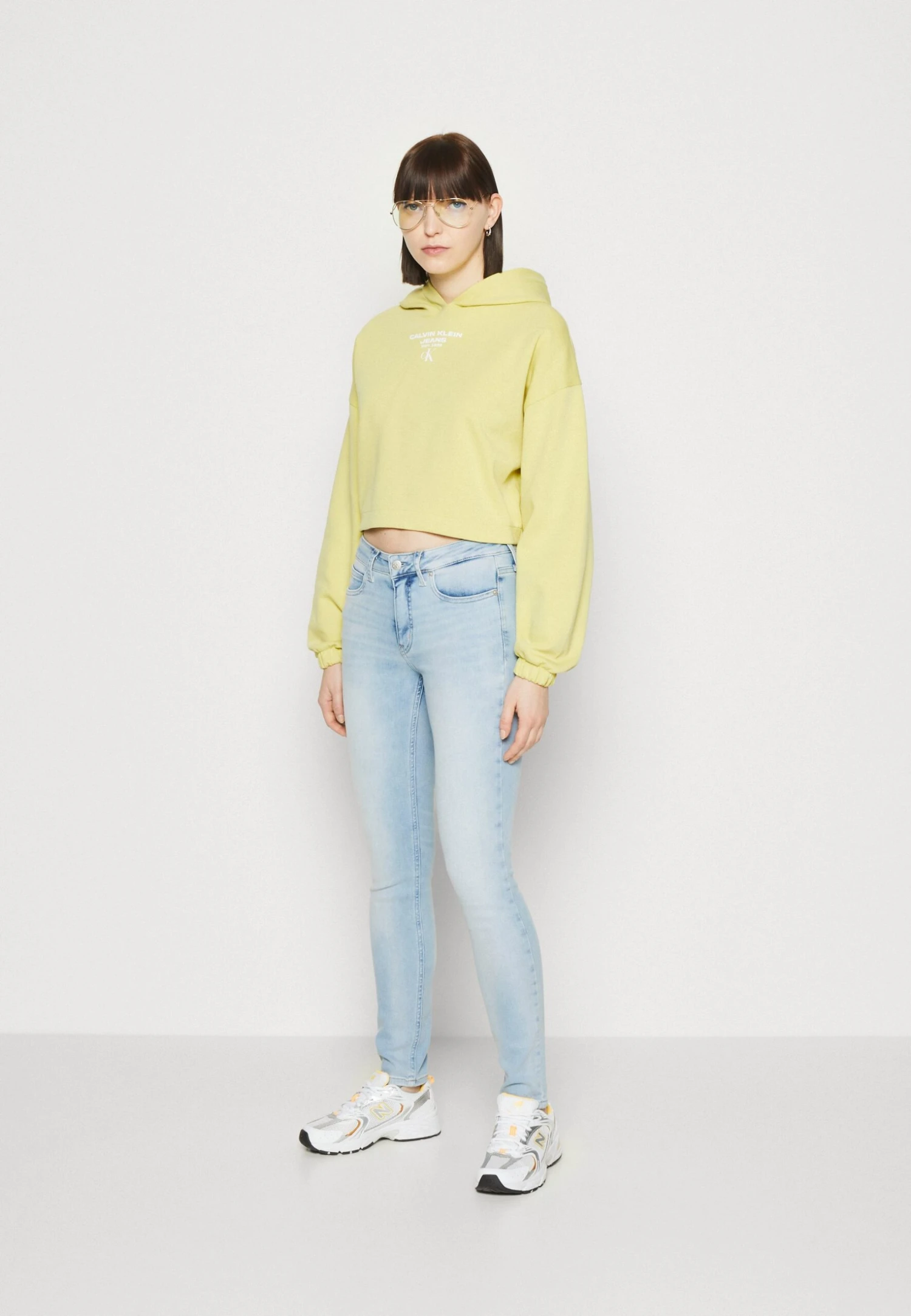 Calvin Klein Jeans Mid Rise- Jeans Skinny Fit - Denim Light 4 Calvin Klein Jeans Mid Rise- Jeans Skinny Fit - Denim Light - Afbeelding 2