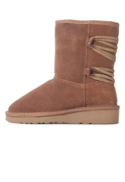 Evelyn- Korte Laarzen - Brown