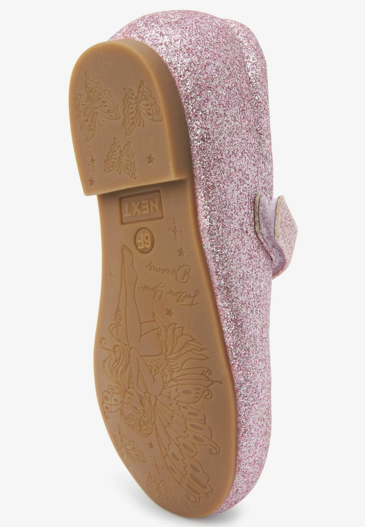 Next Mary JaneWide Fit (G) - Ballerina'S Met Enkelbandjes - Pink Glitter 6 Next Mary JaneWide Fit (G) - Ballerina'S Met Enkelbandjes - Pink Glitter - Afbeelding 4