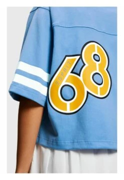ESPRIT Cropped College Mit Logo - T-Shirt Print - Light Blue Lavender -Mode Kledingwinkel 8a043a85fc60454b993390d80c550948