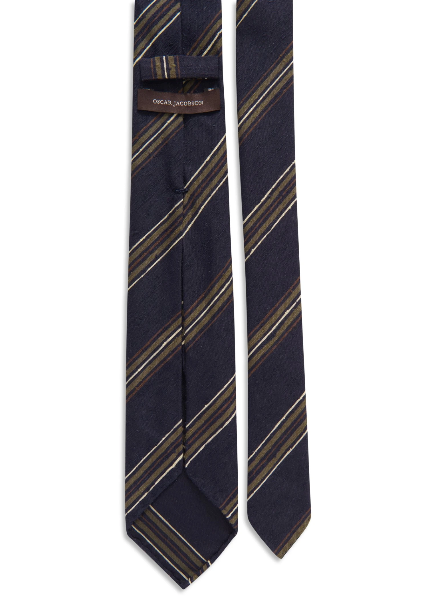 Oscar Jacobson 7-Fold - Stropdas - Navy 4 Oscar Jacobson 7-Fold - Stropdas - Navy - Afbeelding 2