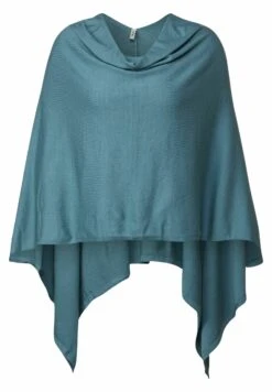 Cecil Fein - Poncho - Blau -Mode Kledingwinkel 8bac65fb868d4529888b4995f2b2a4bd