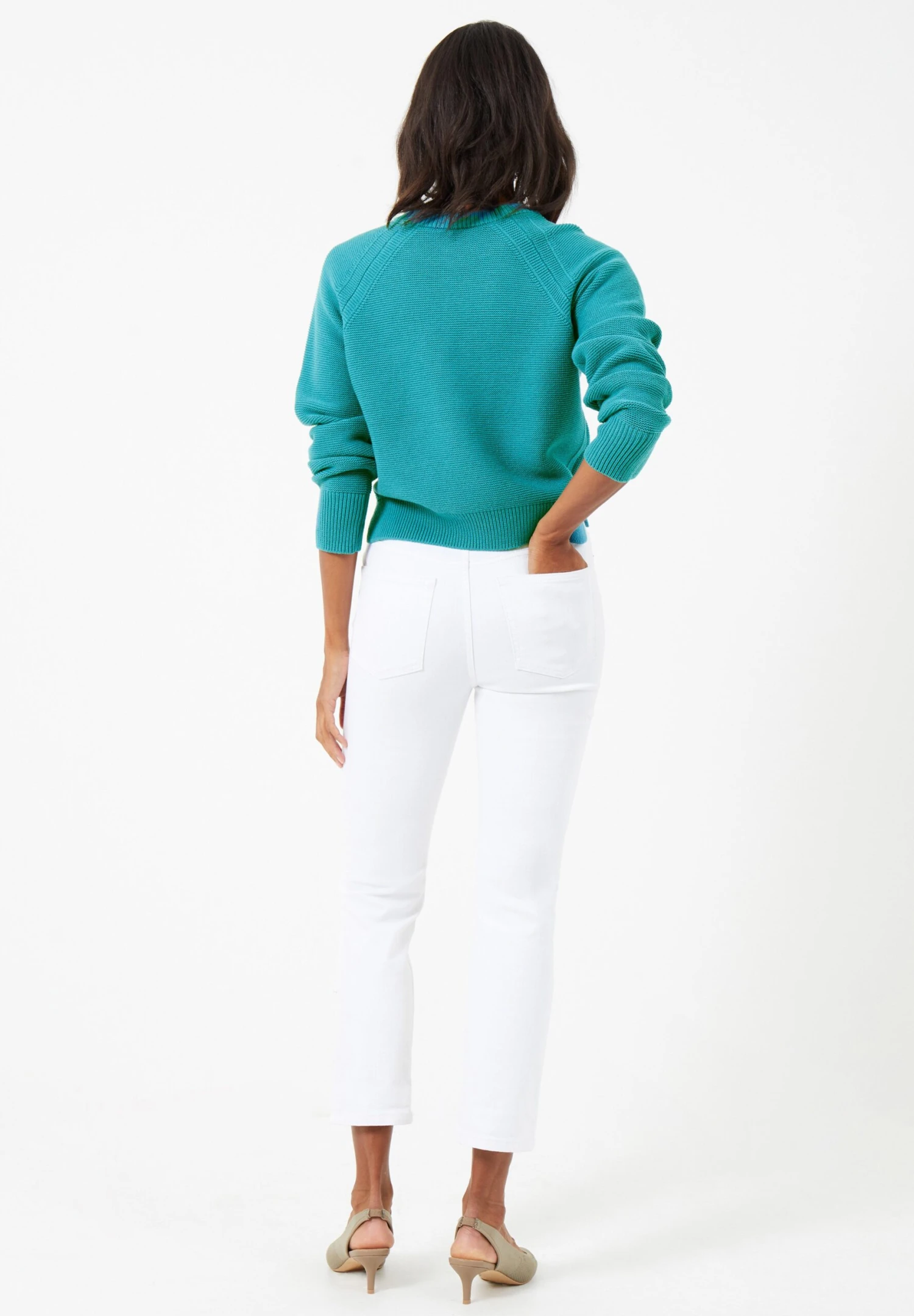 French Connection Mozart Crew Neck- Trui - Mosaic Blue 4 French Connection Mozart Crew Neck- Trui - Mosaic Blue - Afbeelding 2