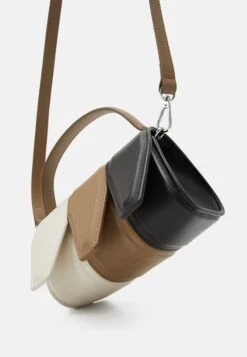 Yuzefi Three - Handtas - Offwhite, Schwarz, Braun -Mode Kledingwinkel 8e89c68238374edd8e7f47d9ee09c763