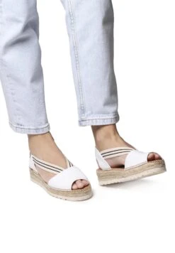 Toni Pons Estel-Sw - Sandalen Met Plateauzool - Blanc