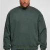 URBAN CLASSICS Ultra Heavy Crew - Sweater - Bottlegreen