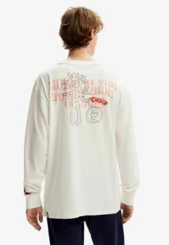 Nieuwe uitgaven 9 Desigual Arty Messages - Longsleeve - Beige