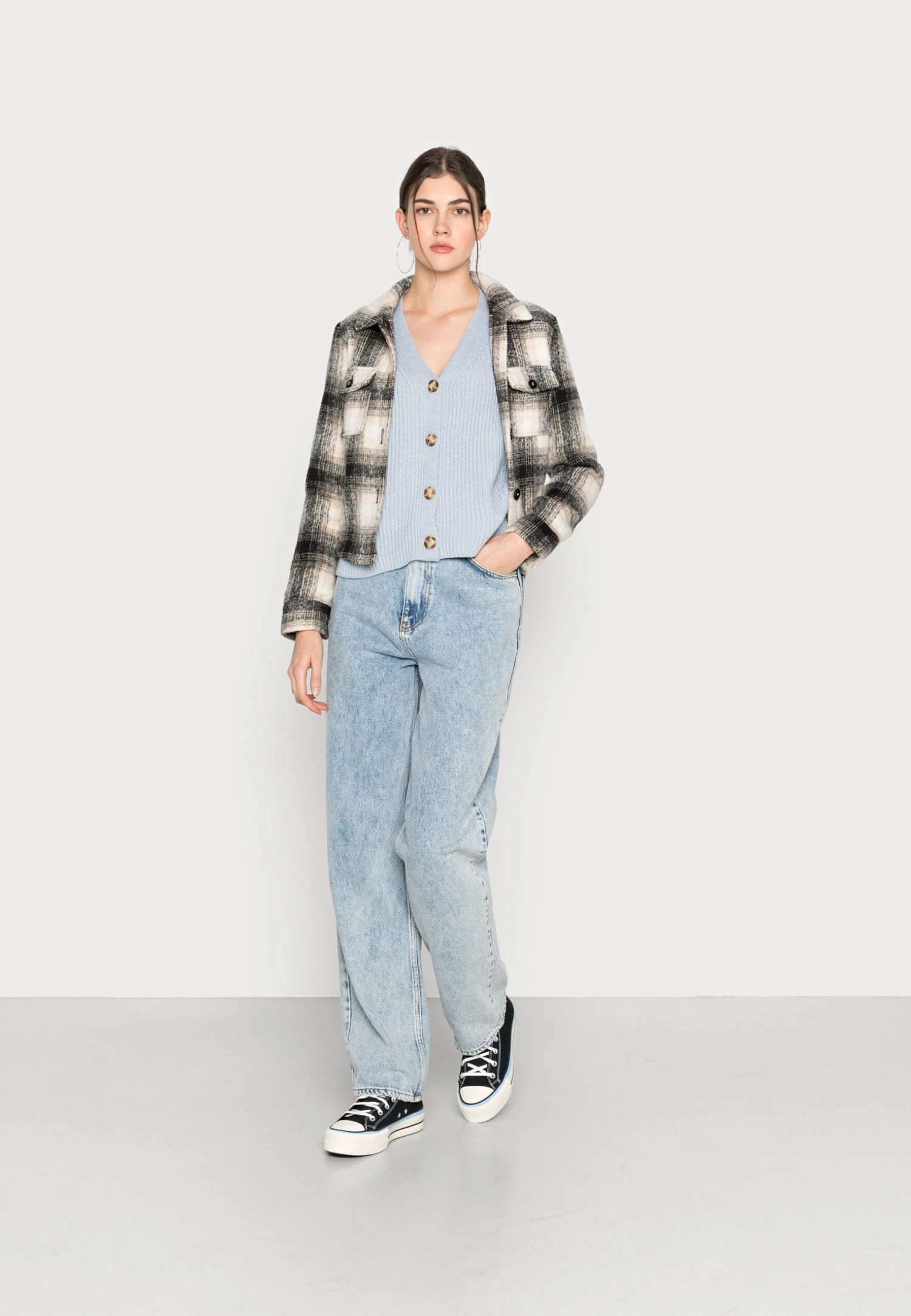 Pieces Pcosilla Cardigan - Vest - Kentucky Blue 4 Pieces Pcosilla Cardigan - Vest - Kentucky Blue - Afbeelding 2