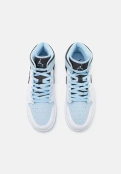 Air Jordan 1 Mid Se - Sneakers Hoog - White/Ice Blue/Black -Mode Kledingwinkel 92704370d45f4bcb8d4d1179d3f2263c