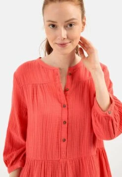 Camel Active Musselin Stufen Mit Knopfleiste - Jurk - Coral 15 Camel Active Musselin Stufen Mit Knopfleiste - Jurk - Coral -Mode Kledingwinkel 928ab357bf6d440a87655bd2f99e3fa7