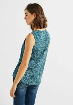 Cecil Minimalprint - Top - Grün -Mode Kledingwinkel 92987393fccf4a8ca6ba7a8ad381edda