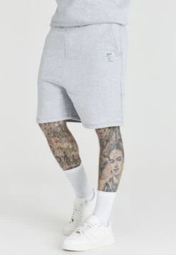 SikSilk Foundation - Shorts - Light Grey Marl