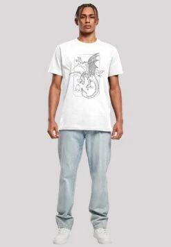 F4NT4STIC Harry Potter Dragon Line Art - T-Shirt Print - White -Mode Kledingwinkel 94d0b637ee3342b6afbc79e5bcf1c3d8