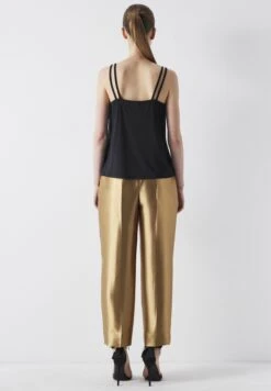 Ipekyol Basic CombedWith Double Stra - Top - Black -Mode Kledingwinkel 96be2616b44f426d9fd097f69ed3c6e8