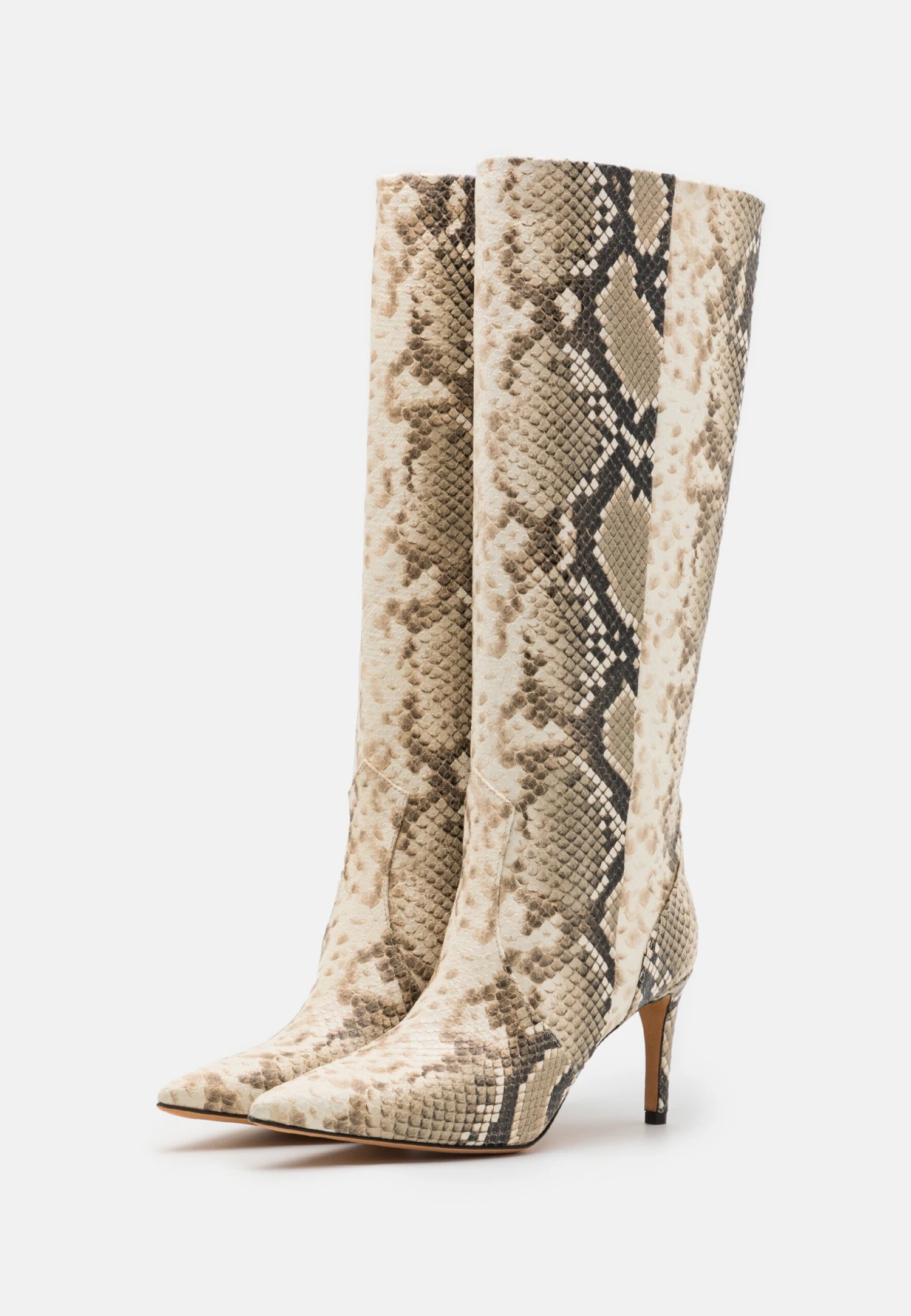 IRO Davyn Python - Laarzen - Beige 4 IRO Davyn Python - Laarzen - Beige - Afbeelding 2