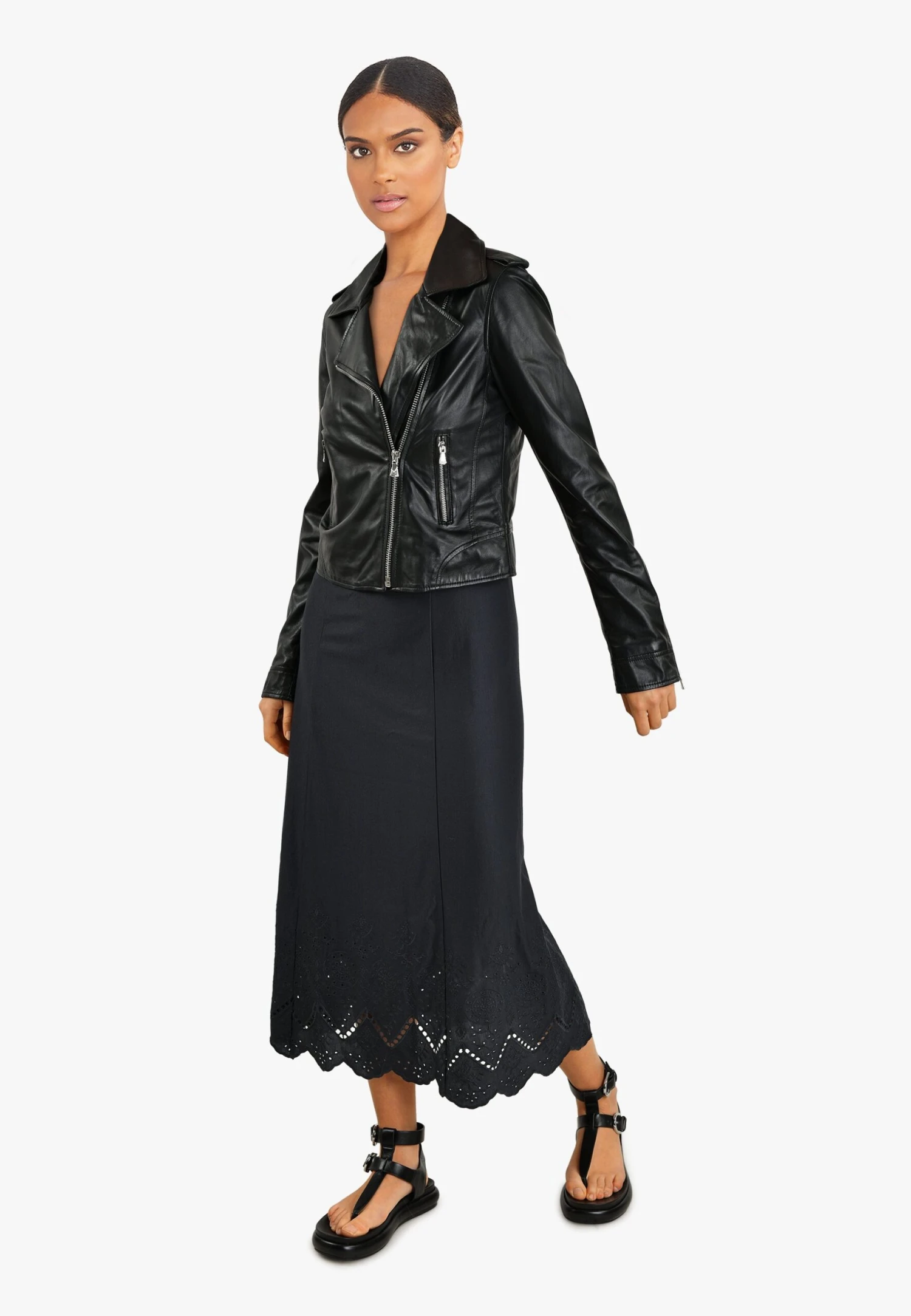 Oakwood Kitty - Leren Jas - Black 6 Oakwood Kitty - Leren Jas - Black - Afbeelding 4