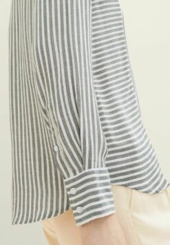 Tom Tailor Overhemdblouse - Navy White Dobby Stripe -Mode Kledingwinkel 98fca2e1132d457a8c851b6ec4f59980