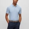 Boss Cotton-Piquée Regular Fit Polo - Poloshirt - Light Blue -Mode Kledingwinkel 991273fdf4494253b317f14f7200673f