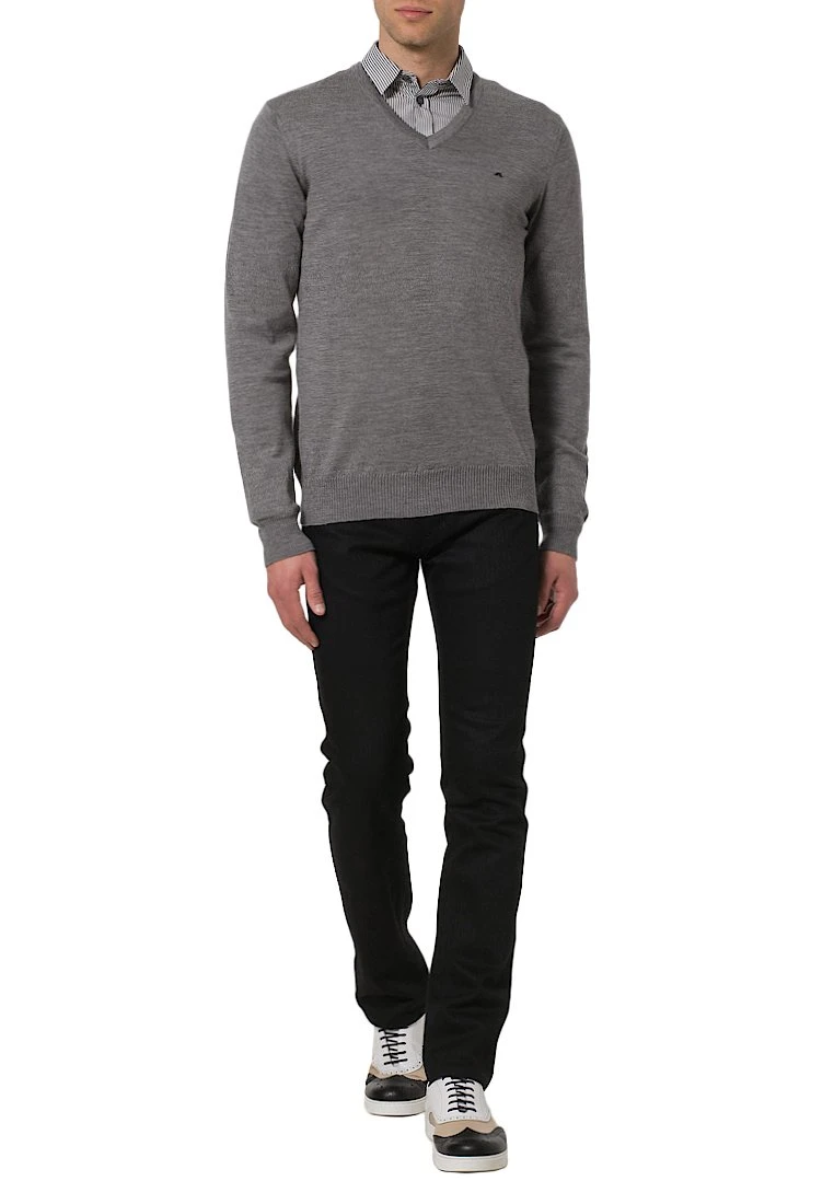 J.Lindeberg Lymann - Trui - Grey Melange 3 J.Lindeberg Lymann - Trui - Grey Melange