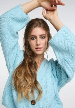 IZIA Cropped Gaya - Vest - Hellblau -Mode Kledingwinkel 995609f669f748829a1e131081332ce5