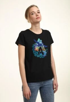 Henry Tiger Avatar 2 Scenic Flyby - T-Shirt Print - Black -Mode Kledingwinkel 99bb8df569264121b84cffde8551ab82