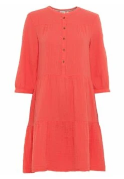 Camel Active Musselin Stufen Mit Knopfleiste - Jurk - Coral 18 Camel Active Musselin Stufen Mit Knopfleiste - Jurk - Coral -Mode Kledingwinkel 9b0e6b91d2a844d3870e8b07a7d3a935