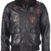 Top Gun Leren Jas - Black -Mode Kledingwinkel 9ec25c4c010e47acb0ff5da54f9e2a5f