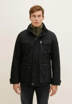 Tom Tailor Mit Abnehmbarem Krageneinsatz - Winterjas - Black