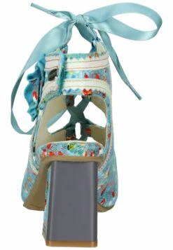 Laura Vita Sandalen Met Hoge Hak - Turquoise -Mode Kledingwinkel a02b7d9de74e4ffdacfdf64eee345717