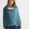 Cecil Fein - Poncho - Blau -Mode Kledingwinkel a0622859767c40b68a9cb1baf43b6bc1
