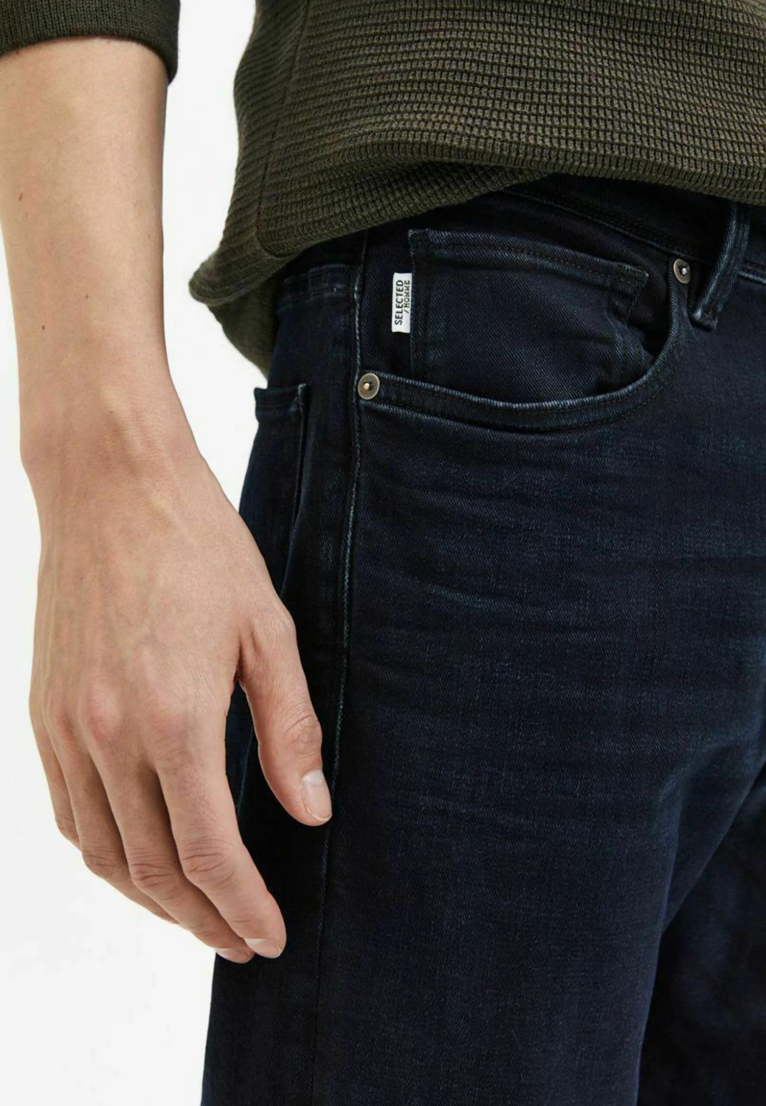 Selected Homme Dunkle - Straight Leg Jeans - Blue Black Denim 6 Selected Homme Dunkle - Straight Leg Jeans - Blue Black Denim - Afbeelding 4