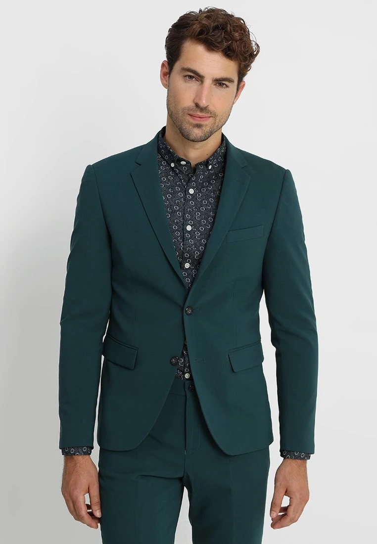 Lindbergh Plain Mens Suit - Kostuum - Dark Green 5 Lindbergh Plain Mens Suit - Kostuum - Dark Green - Afbeelding 3
