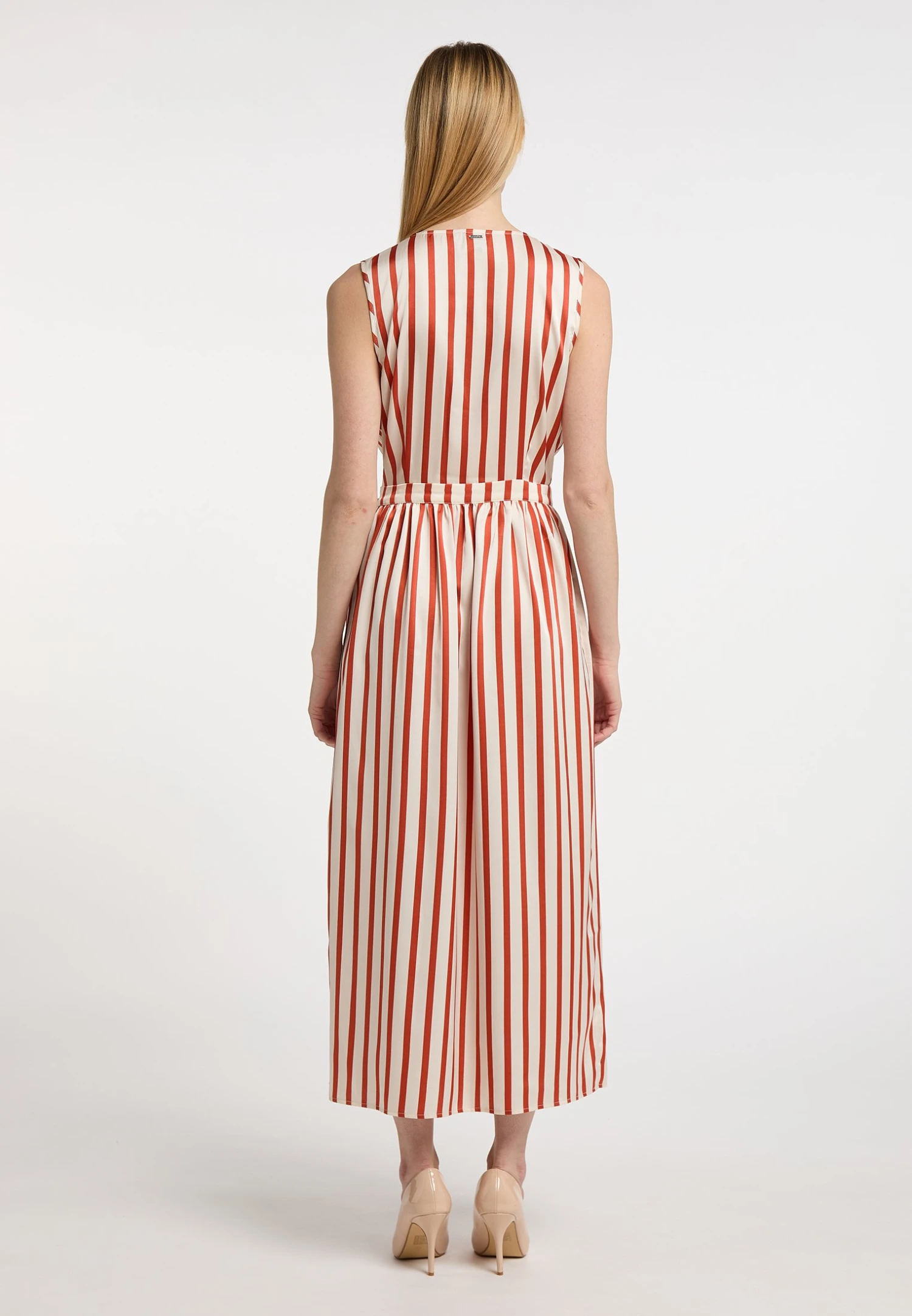 Dreimaster Hypate - Maxi-Jurk - Rot Creme 5 Dreimaster Hypate - Maxi-Jurk - Rot Creme - Afbeelding 3