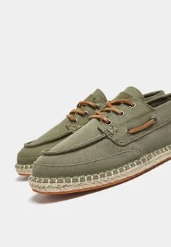 PULL & BEAR Kombinierte Segel Aus - Bootschoenen - Green -Mode Kledingwinkel a23b4de9d47c4fd086778c064874dccd