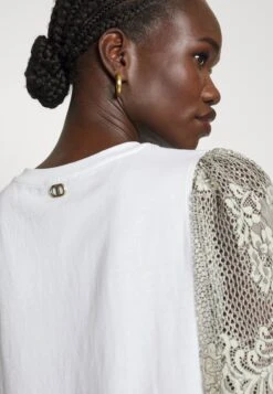 TWINSET Blouse - Bianco/Pizzo Bicolor -Mode Kledingwinkel a2b1da02333c4d5c8a86cf0c05f2e0bd