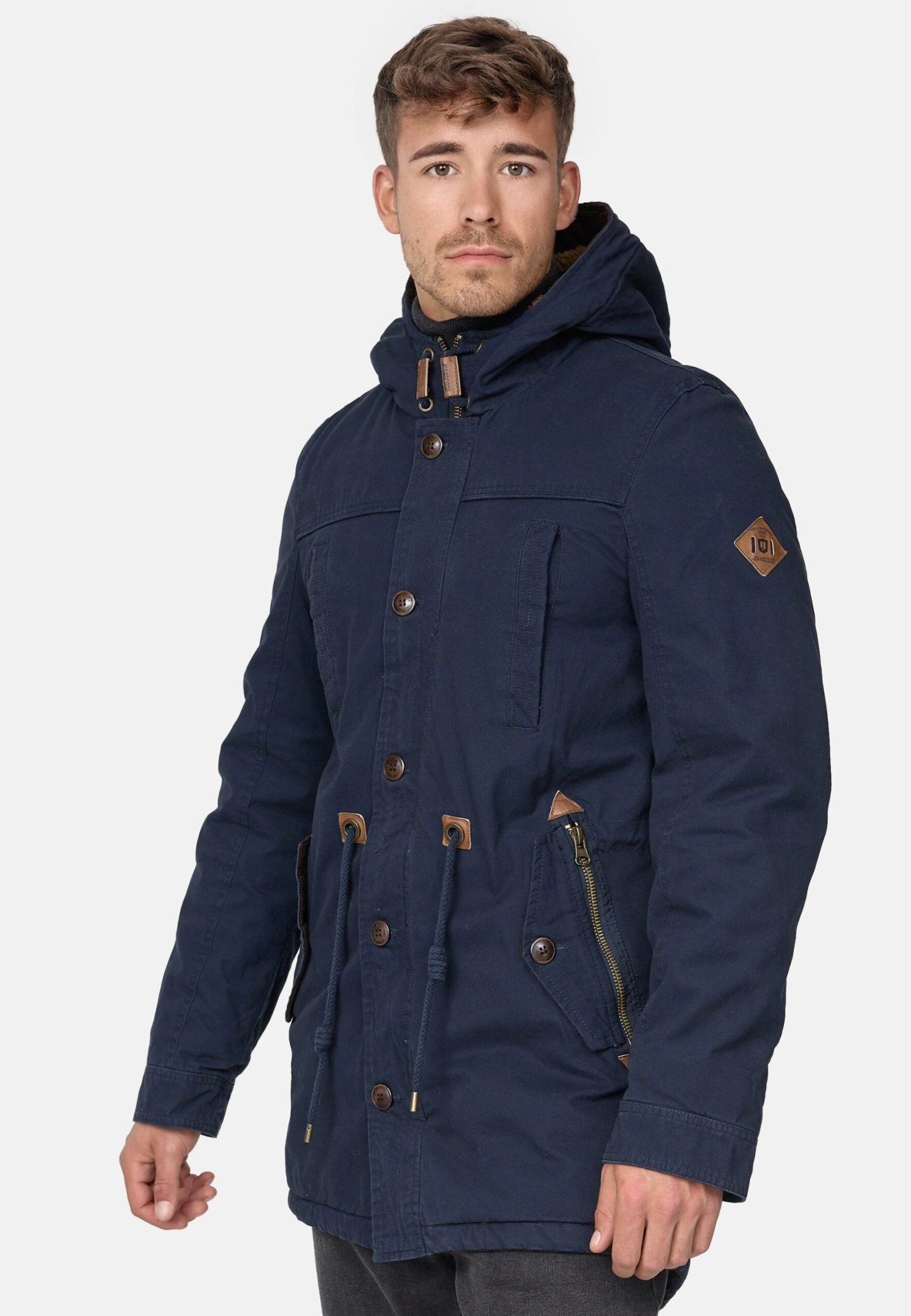 Indicode Jeans Winterjas - Navy 3 Indicode Jeans Winterjas - Navy
