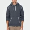 Only & Sons Kontrastnaht - Hoodie - Dark Navy -Mode Kledingwinkel a39820167a254027bd3998c90598b189
