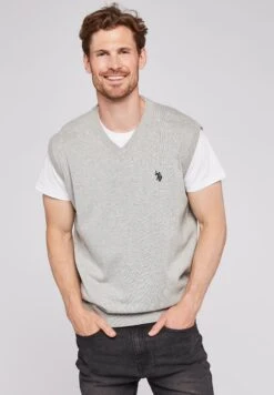 U.S. Polo Assn. Dorian - Trui - Grey Melange
