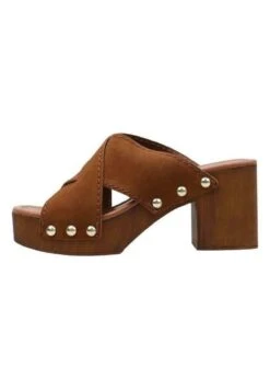 Meira - Clogs - Camel