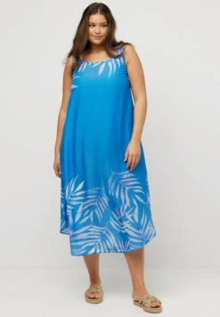 Ulla Popken Jurk - Light Petrol Blue