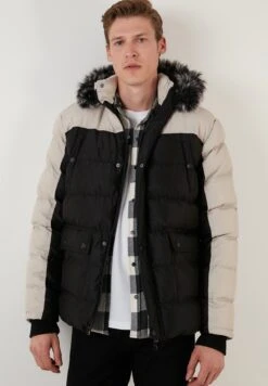 Winterjas - Black Light Grey