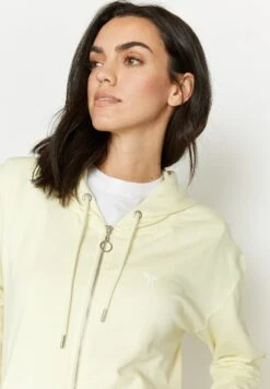 Angels Zip In - Sweater Met Rits - Gelb -Mode Kledingwinkel a47305765bbe48fdb54a737c6f9b9cad