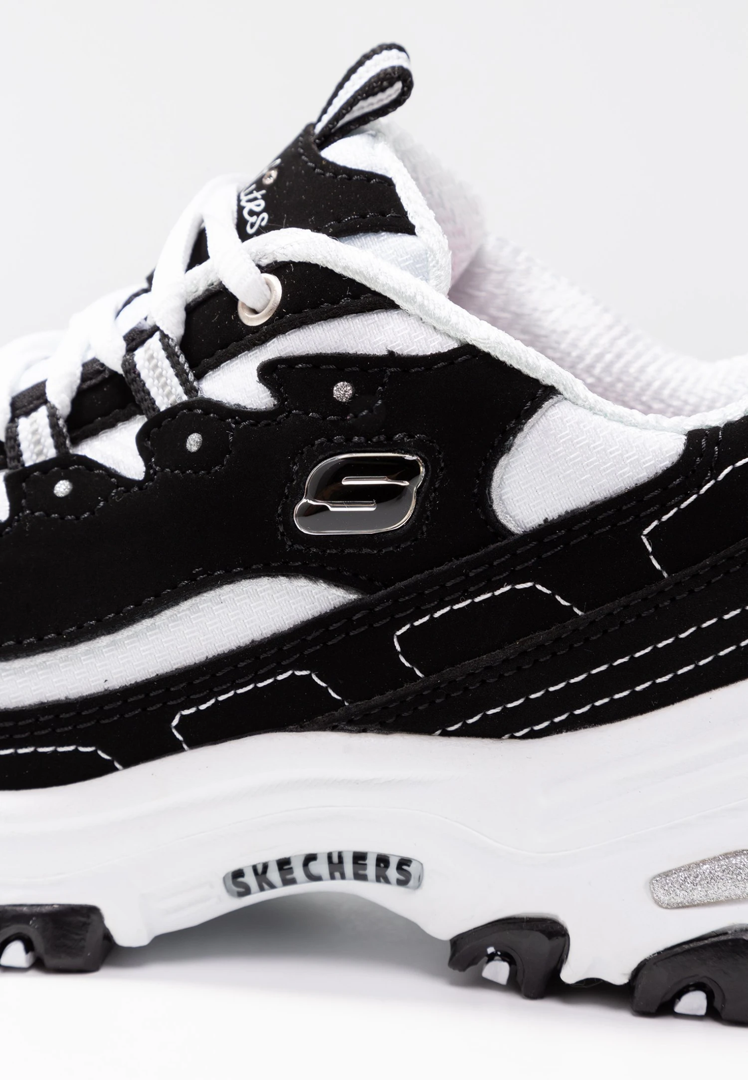 D'Lites - Sneakers Laag - Black/White/Silver 5 D'Lites - Sneakers Laag - Black/White/Silver - Afbeelding 3