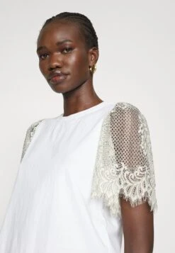 TWINSET Blouse - Bianco/Pizzo Bicolor -Mode Kledingwinkel a57e12a6d9e74b0492f05bcd98600660