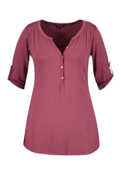 Met Plooidetails - Blouse - Mauve -Mode Kledingwinkel a6ae723ec6de453ba88fd0ff7421f8d5