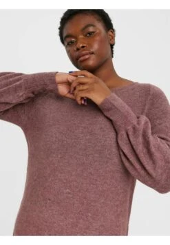 Vero Moda Curve Gebreide Jurk - Rose Brown -Mode Kledingwinkel a70c4215267747149f25b9842f7deb0a