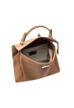 Usha Handtas - Kamel -Mode Kledingwinkel a72b7f9d0a99447bb0b013ad58695010