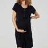 Happy Mama Nursing- Nachtjapon - Black 1 Happy Mama Nursing- Nachtjapon - Black -Mode Kledingwinkel a79285c7fb3e4ef59c33d2be6b60ae16