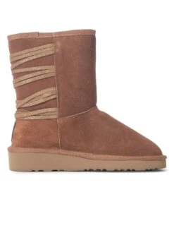 Evelyn- Korte Laarzen - Brown -Mode Kledingwinkel a918052251d042668e557de4de7570b3