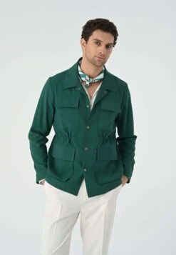 Lichte Jas - Dark Green -Mode Kledingwinkel a9e1a7427949423d9404ab9803bd1a47